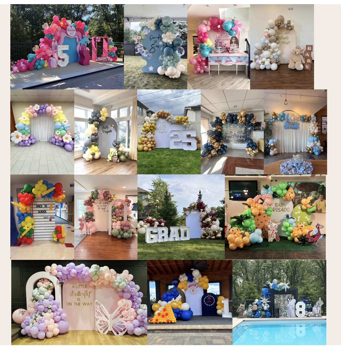 Corporate Luxury Balloon Garland Northwest Chicagoland area